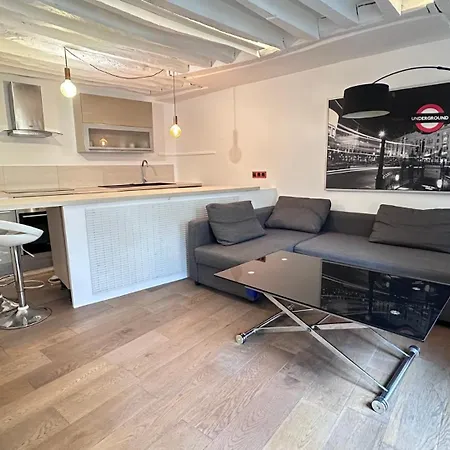 Bright 1-bedroom In The Heart Of The Marais Paříž